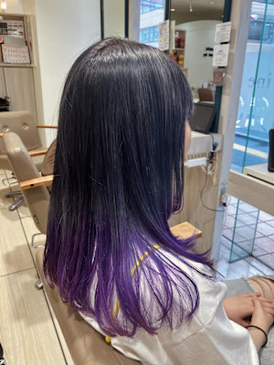 ロング/ブリーチ/マニキュアカラー