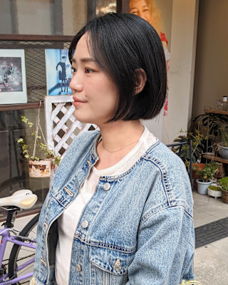 ボブ/ワンレングス/ナチュラルスタイル/トリートメント