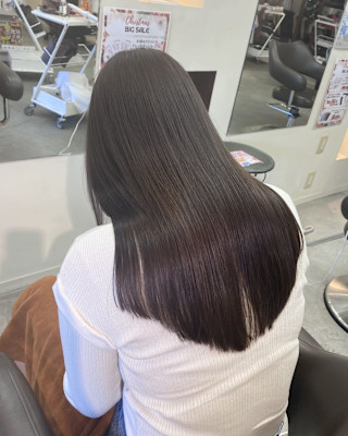 髪質改善/髪質改善カラー/ストレートヘア