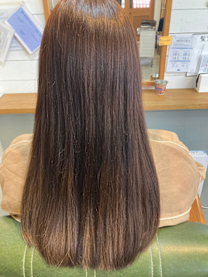 髪質改善ストレート×スタイル