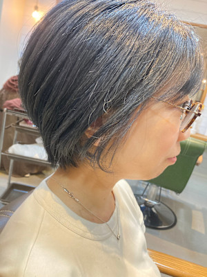 Wカラーアッシュグレー×スタイル