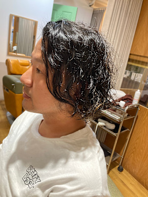 メンズパーマ×スタイル