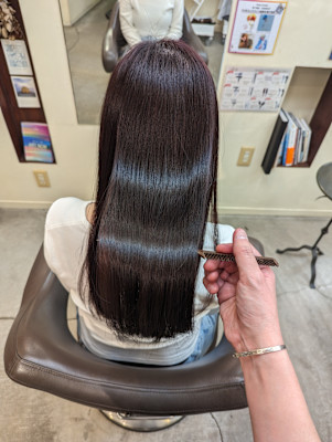 髪質改善/髪質改善カラー/ストレートヘア