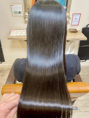 #髪質改善トリートメント　#艶髪職人　#黒髪ロング