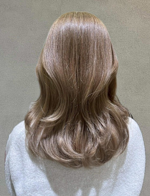 #ハイライトカラー　#ケアブリーチ