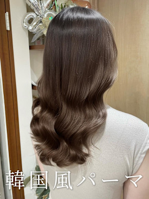 韓国風パーマ/コテ巻き風パーマ/デジタルパーマ/髪質改善