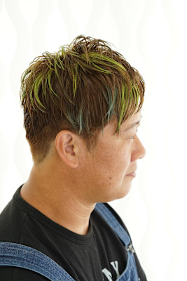 ツーブロックアシメショート