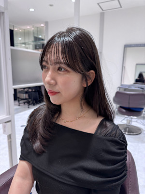 流れるレイヤーで大人可愛く【三軒茶屋】