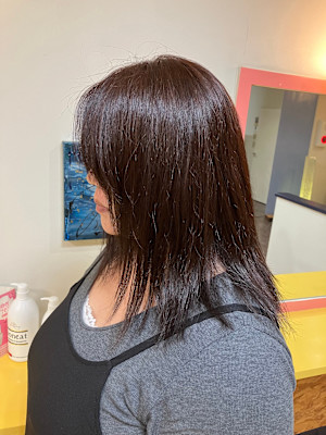 セミロングレイヤー