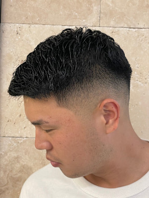 スキンフェード×濡れパン