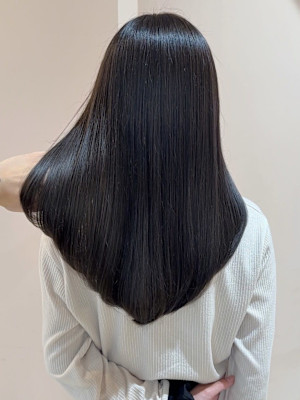 黒髪 髪質改善トリートメント 艶髪 ワンカール 20代