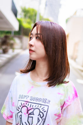 重め　セミロング