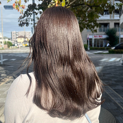 stylist橋本海が作る透明感オリーブベージュ