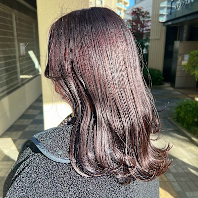 stylist橋本海が作るブリーチ無しラベンダー