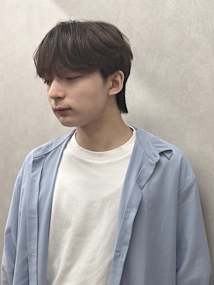 韓国ダウンパーマ＆フェザーショートマッシュ札幌大通個室サロン