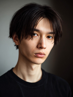 ナチュラルセンターパート×素髪質感　