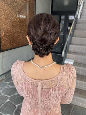 ケイ＊シニョン　ヘアセット　お呼ばれヘア