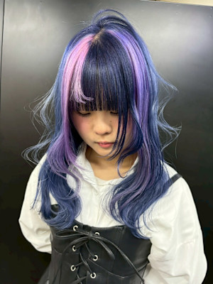 セクションカラー　デザインカラー　ハイトーン　表参道/原宿