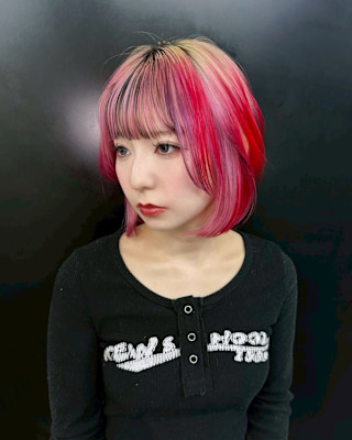 ルーツカラー　デザインカラー　ハイトーン　原宿/表参道