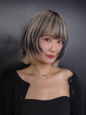 アンブレラカラー　デザインカラー　ハイトーン　原宿/表参道