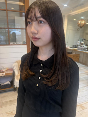 渋谷/デジタルパーマ/フェザーパーマ/ホワイトグレージュ