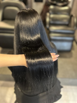 ナナセ/艶ブラック/透明感カラー/韓国