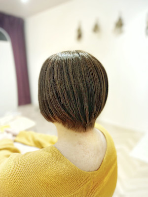 透明感×大人ショートボブ
