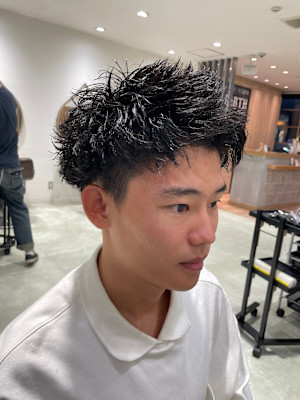 スパイキーショートで爽やかに【三軒茶屋】