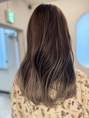 グラデーションカラー×ロング 『銀座/個室』