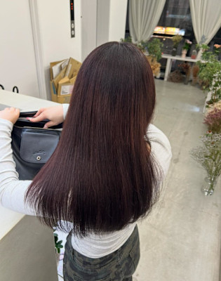 《花屋併設》酸性ストレート×暖色カラー