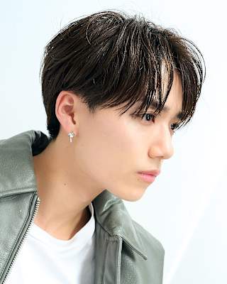 men's/メンズ/ダウンパーマ/黒染め/韓国