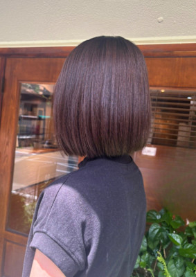 髪質改善で叶う、艶感ボブの美しさ