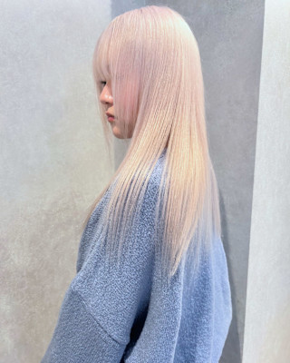 福井　大和田　ハイトーンカラー　ホワイトカラー　ブリーチ