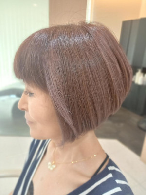 白髪ぼかしハイライト