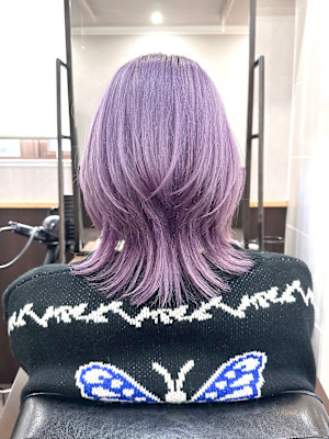 【町田/Luxo by Afinar】ラベンダーカラーウルフ