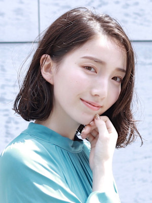 前下がりショート・ボブ/絶壁解消/前髪あり/40代/30代/