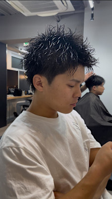 海志/スパイキーショート/短髪/フェード/大宮