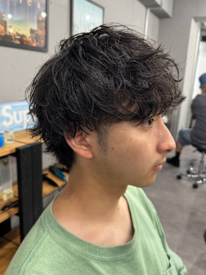 WAVY 桜木町店×無造作パーマ