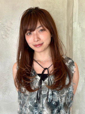 池袋 髪質改善 つや髪 ストレート レイヤー ロング♪