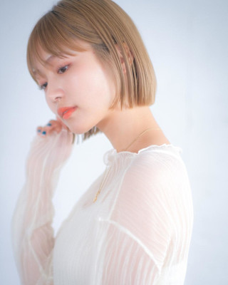 【表参道/松本匡介】ベージュボブ