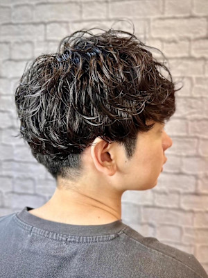 癖毛？自然なパーマ