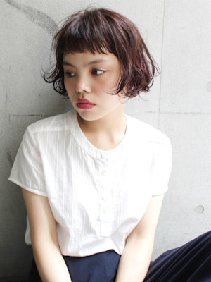 【表参道/松本匡介】オン眉ボブ