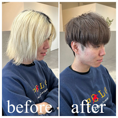 透明感カラー/刈り上げスタイル/ニュアンスカラー/岡崎市