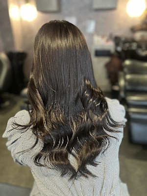 ナナセ/馴染ませエク/ダークブラウン/艶カラー