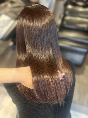 ナナセ/レッドブラウン/艶カラー