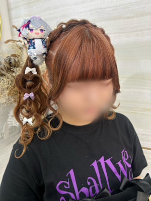 ナナセ/ライブヘアセット/編み込み