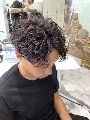 パーマ／波巻き