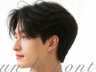 【アンルポン】センターパートウェーブツーブロ