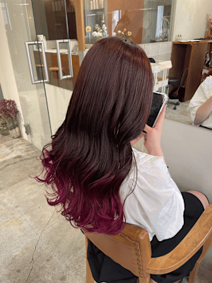 《花屋併設》裾カラー