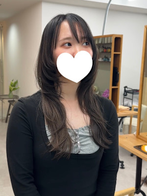 ★夏韓国ウルフハッシュカット/レイヤーカット前髪顔周り